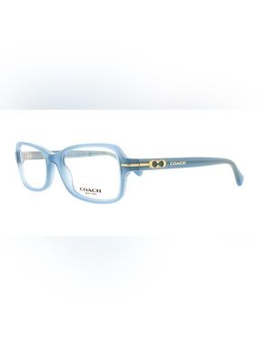 Coach Laurel Eyeglasses Designer Frame Milky Chambray GUC HC6055 Blue + Case!